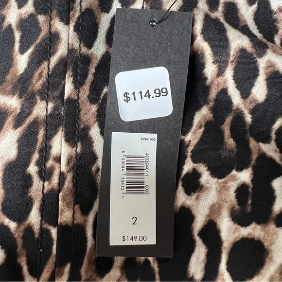 NWT Banana Republic Women’s Leopard Print Crop Wide Leg Sleeveless Jumpsuit, 2 - Picture 6 of 13